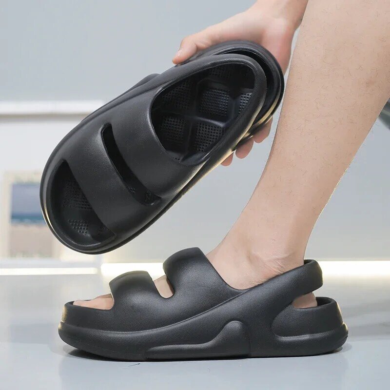 Sandalen Männer Original Schuhe Mann Sommer Sandale Eva atmungsaktiv lässig für Designer Luxus Ehemann Sandeln Flip Flops Hausschuhe Herren