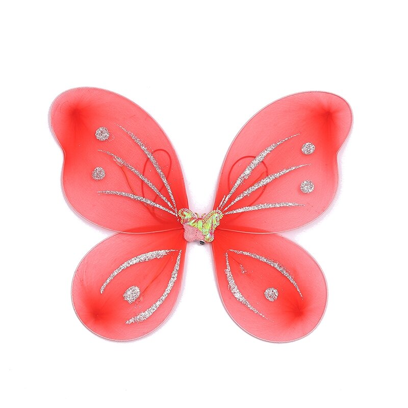 Kids Girl Butterfly Wing Fairy Wing Costumes Lightweight Wing Props Accessories for Party Halloween Christmas