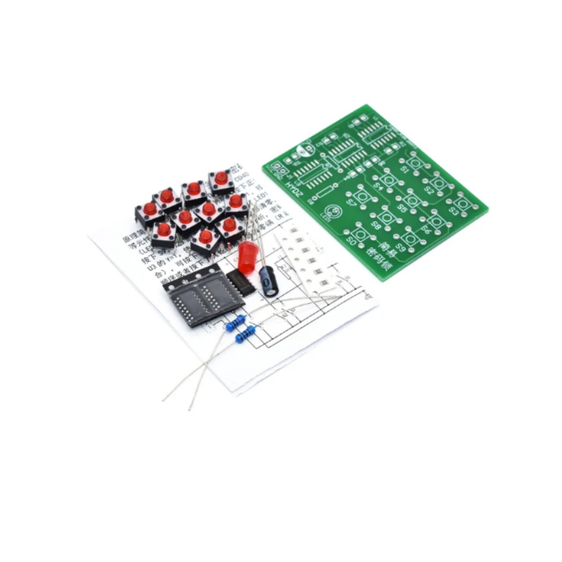 다목적 간단한 전자 암호 잠금 키트, 전자 DIY 키트, 취미, 전자 연구실 학생