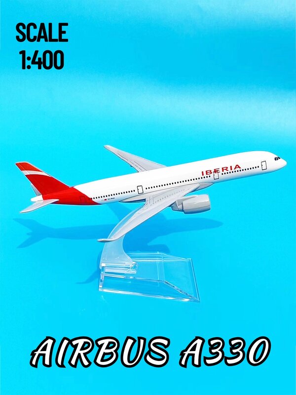 نموذج مصغر قابل للتجميع للطيران ، طائرة معدنية طبق الأصل ، زخرفة ، ألعاب تذكارية ، 1: من جميع أنحاء العالم ، A320 ، A330 ، A380
