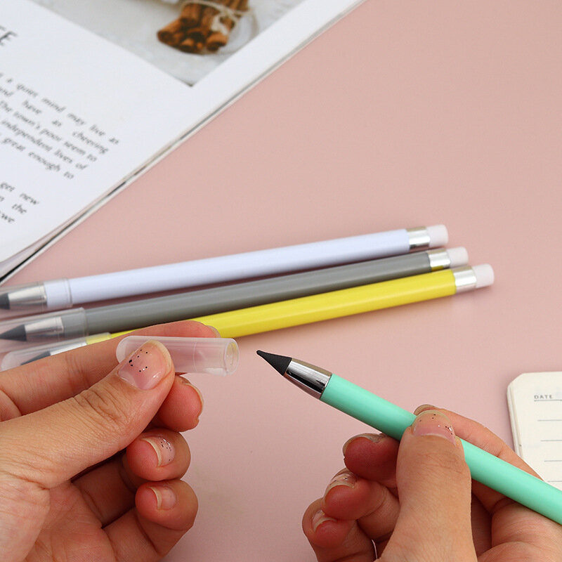 6 szt. Atramentowego ołówka do nieograniczonego pisania bez atramentu HB narzędzie do malowanie szkicu piórem