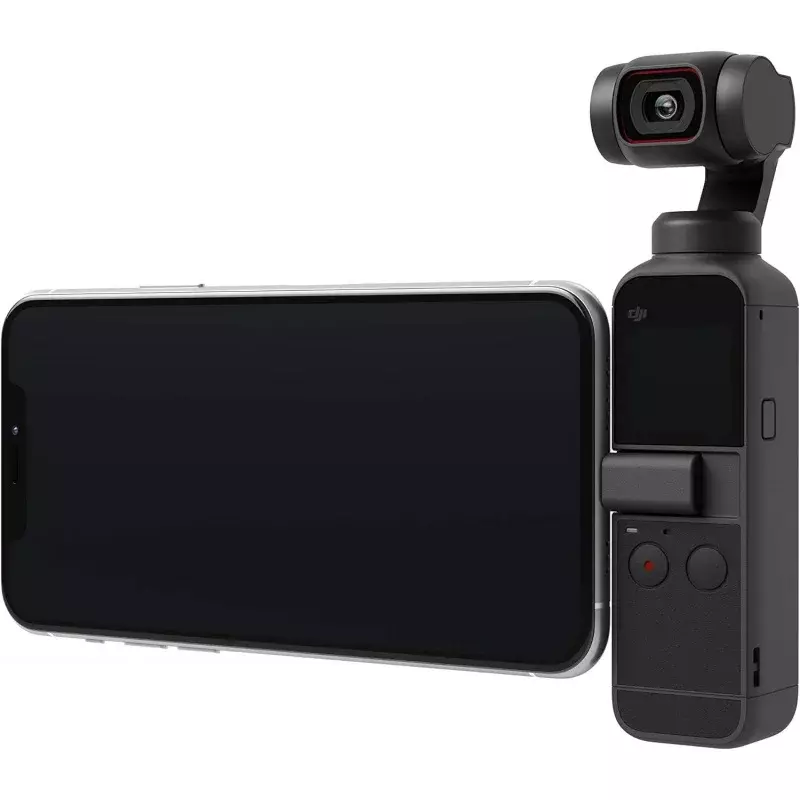 DJI pocket 2 - Handheld 3-axis gimbal stabilizer with 4K camera, 1/1.7 ”CMOS, 64MP photo, pocket-sized, ActiveTrack 3.0, glamour