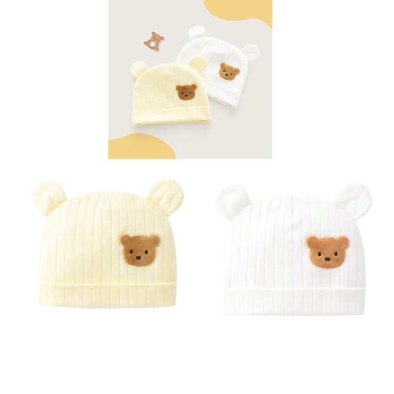 Berretto elastico per neonato per neonato Cappello carino per protezione solare per neonati