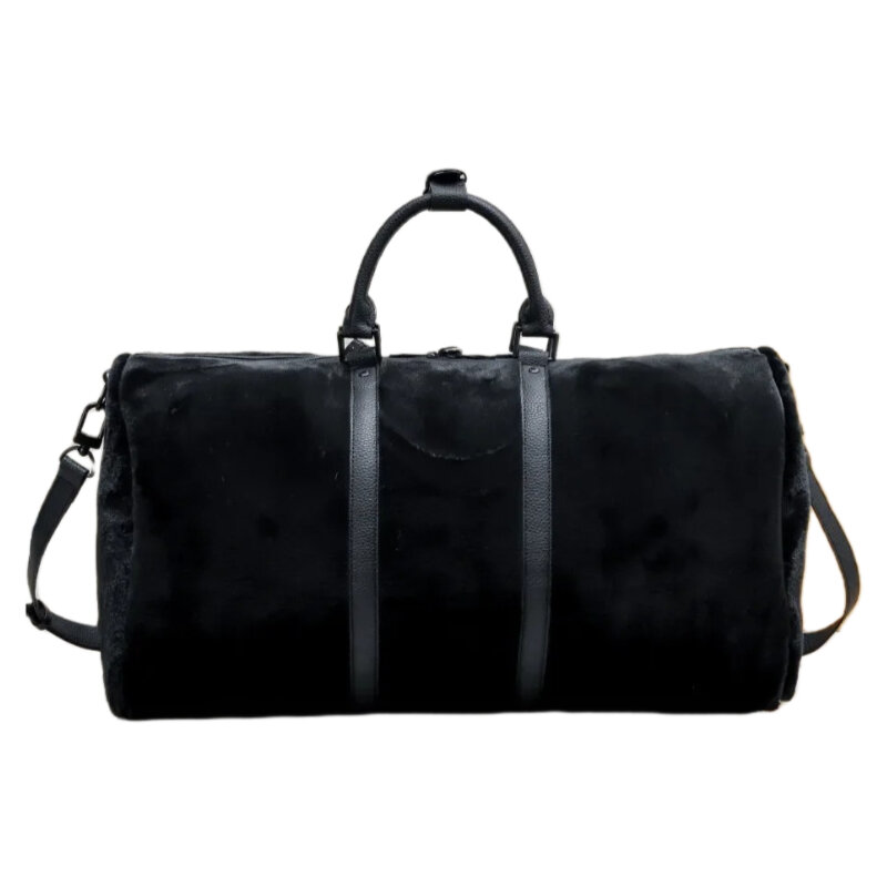 Reisetasche aus Woll leder mit großer Kapazität, Handtasche, Fitness tasche