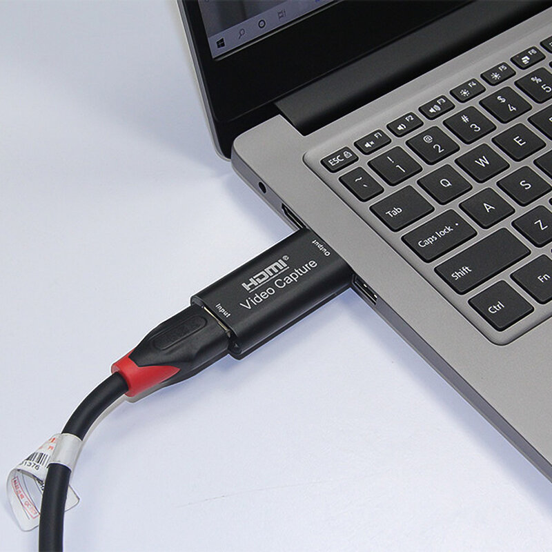 Tarjeta de captura de vídeo 4K USB 3,0 HDMI USB2.0 Grabber Box adaptador para PS4 juego DVD videocámara HD PC Cámara grabación en vivo Streaming