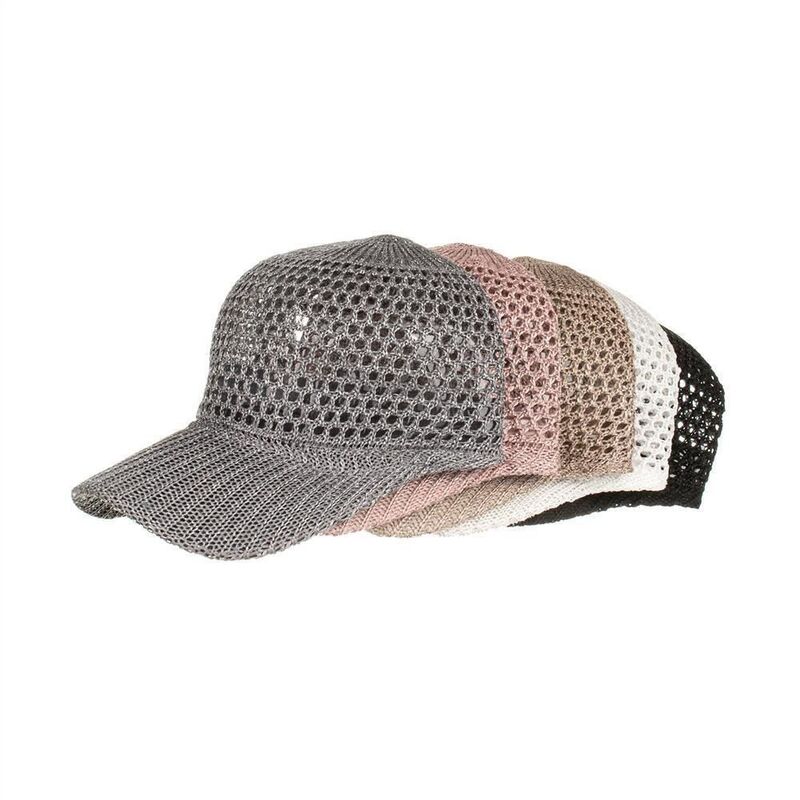 Sombrero de Sol de Color sólido, gorra de béisbol de malla hueca de poliéster y algodón de alta calidad