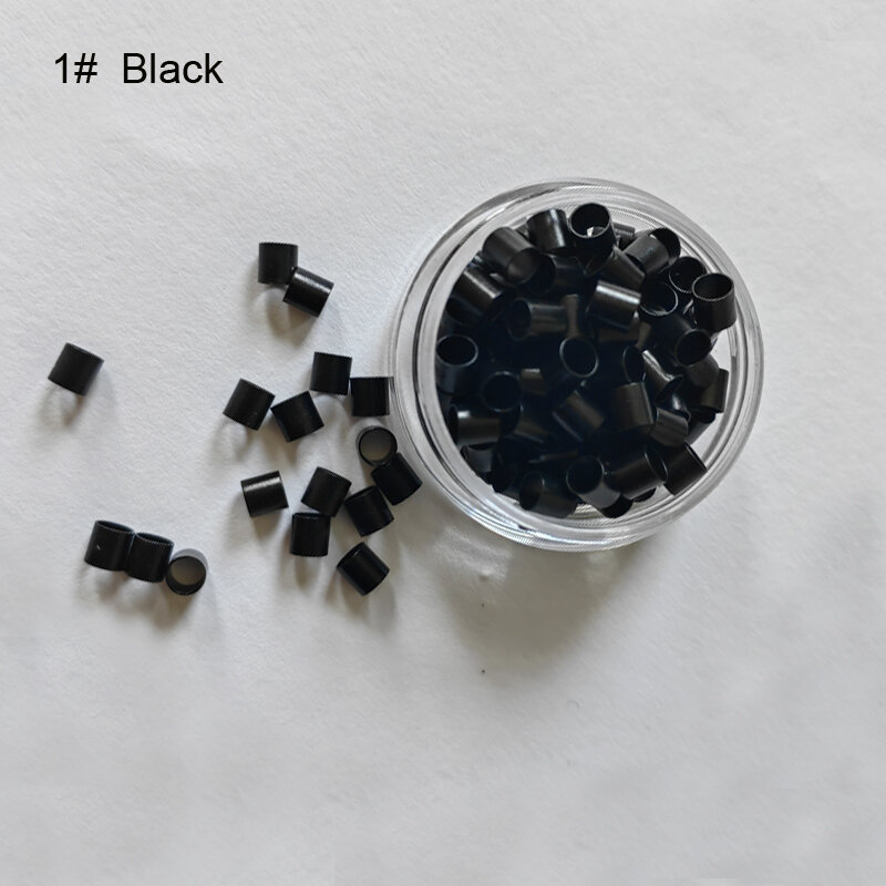 4,0x3,6x4,0 мм черно-коричневое прямое медное кольцо, мини-замки из микроколец, бусины для наращивания волос I tip 200 шт./лот
