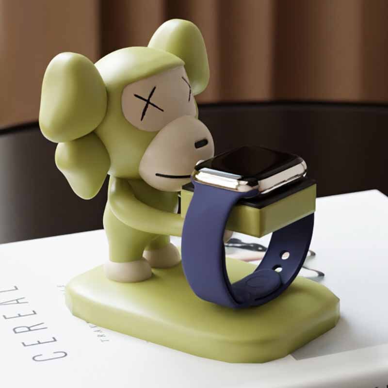 Unterstützung Apple Watch iwatch s9 Ladest änder personal isierte Smart Apple Uhren Lade halter Basis kreative Uhr Display Stents