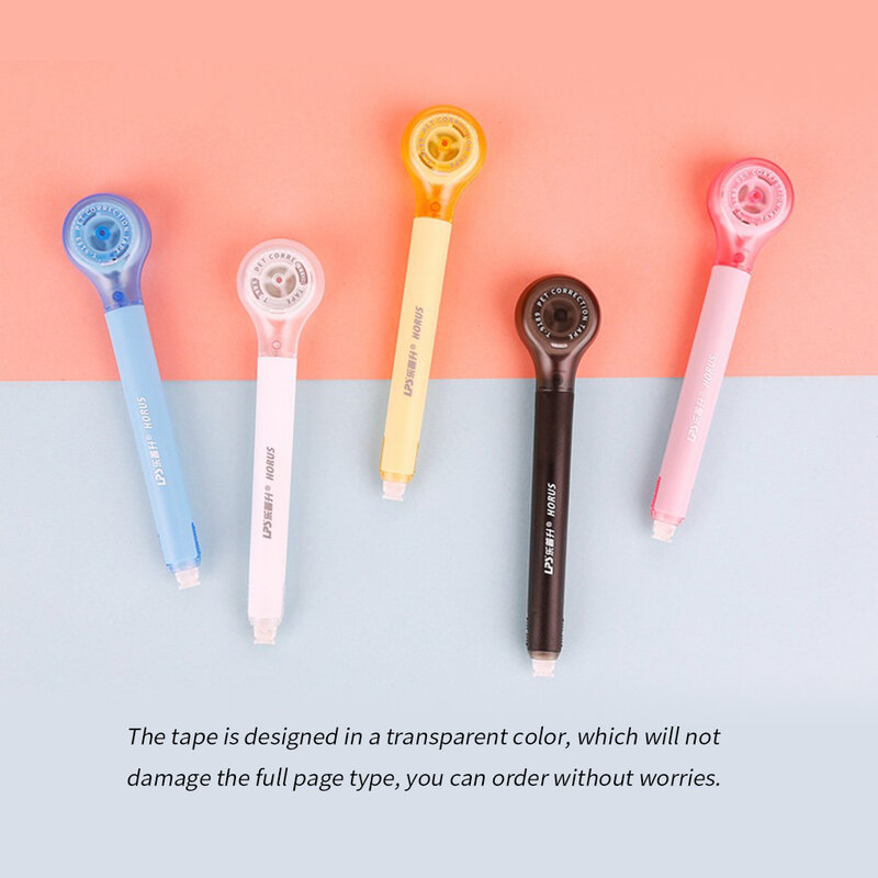 Correction Tape Pen Shape Correction Tape Portable School Stationery Study Supply for Student
