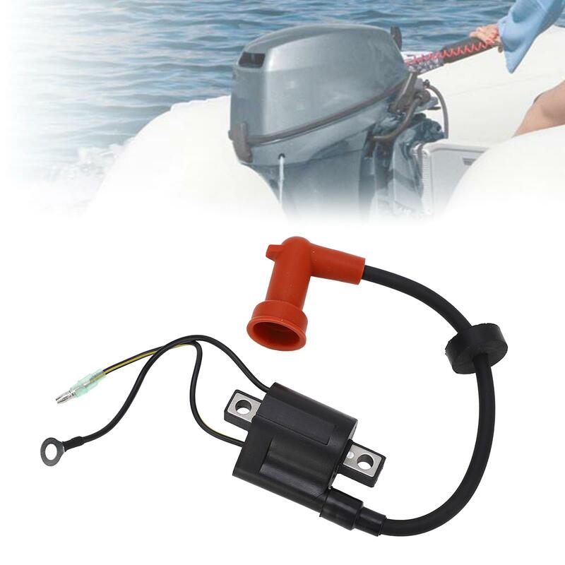 Boat Motor Outboard Engine Ignition Coil 66T 85570 00 Heat Resistant Long Use Life for 40hp 40X E40