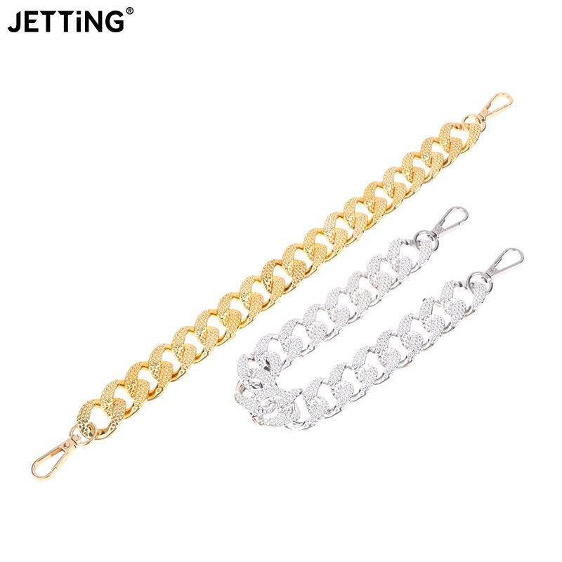 Replacement Metal Chain For Handle Bag Handbag DIY Accessories For Chains Bag Strap Hardware Bag Handle 28cm Extension Chain