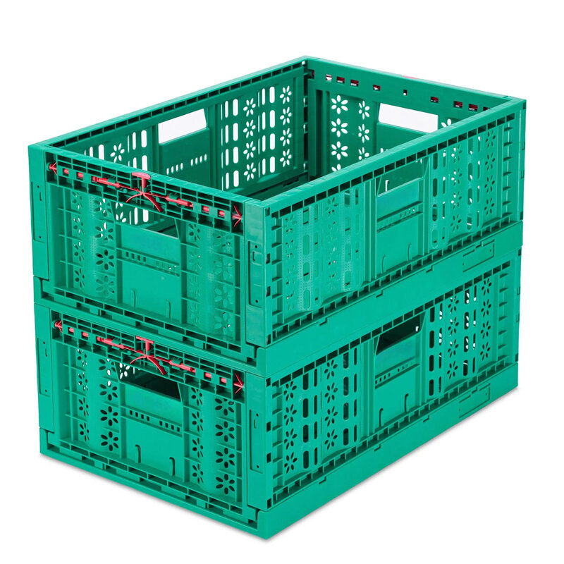 Горячая Распродажа переносная складная пластиковая корзина для хранения овощей