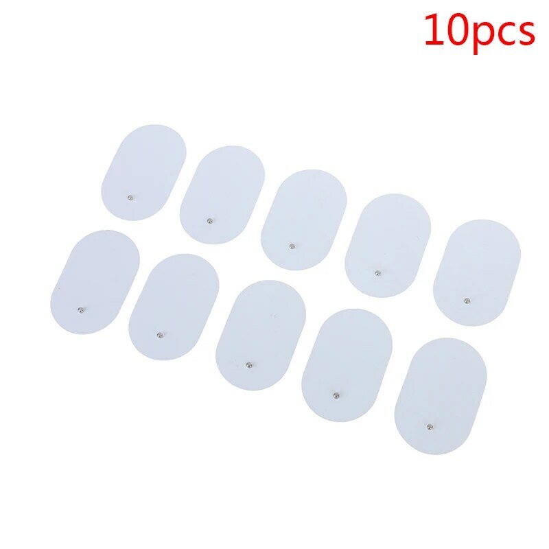 10 Stück Silikongel-Elektroden-Ersatz pads für Massage geräte Elektroden pakete