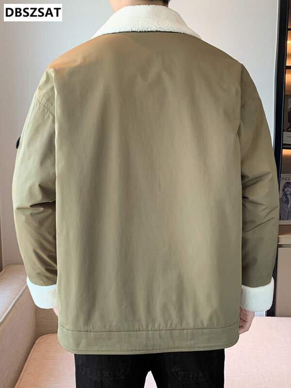 2023 nuova giacca invernale da uomo Warm Parka Fleece Liner Stand Collar giacca a vento cappotto imbottito uomo Casual Solid Thick Thermal Parka