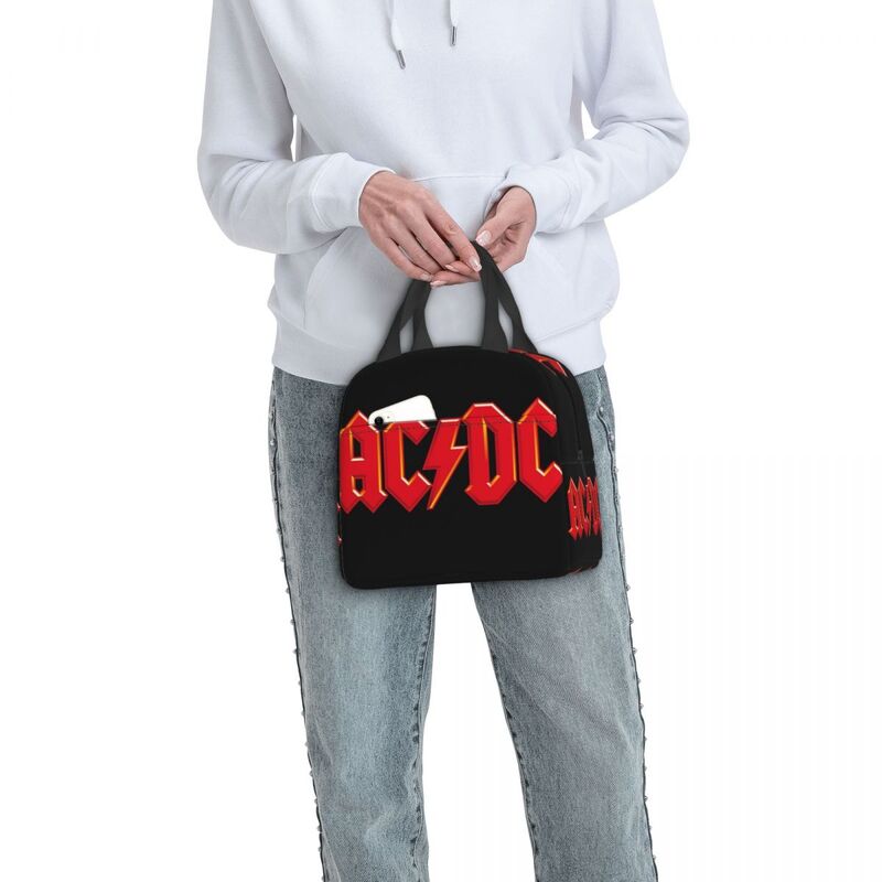 Панк унисекс рок тяжелая металлическая сумка для ланча изоляция бэнто сумка для еды сумка