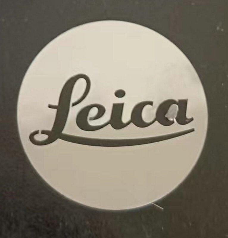 Leica logo Leica naklejka koks logo metalowa naklejka logo logo naklejka na telefon komórkowy aparat fotograficzny naklejka dekoracyjna przypinka metalowa naklejka