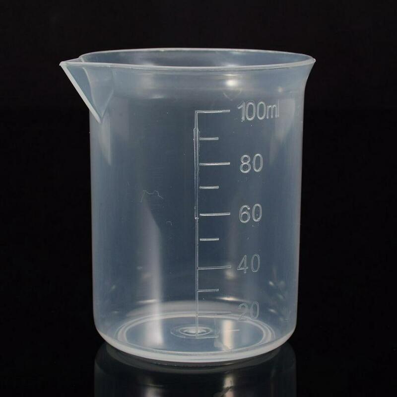 간편한 플라스틱 정확한 스케일 측정 컵 그림