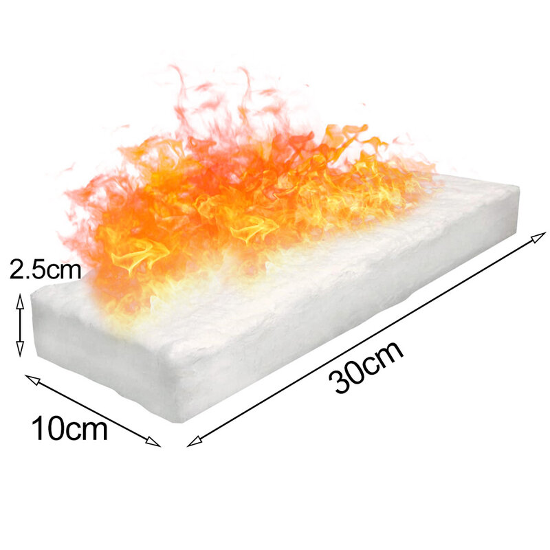 Selimut Bio api spons keramik untuk bioetanol perapian tahan isolasi katun perapian kotak api keselamatan Bio api spons