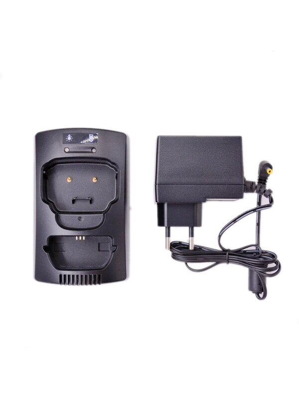 Desktop Charger Tray & AC Plug Adapter for Sepura Series STP8000 STP8100 STP8200 STP9000 Ham Two Way Radio Charge Parts
