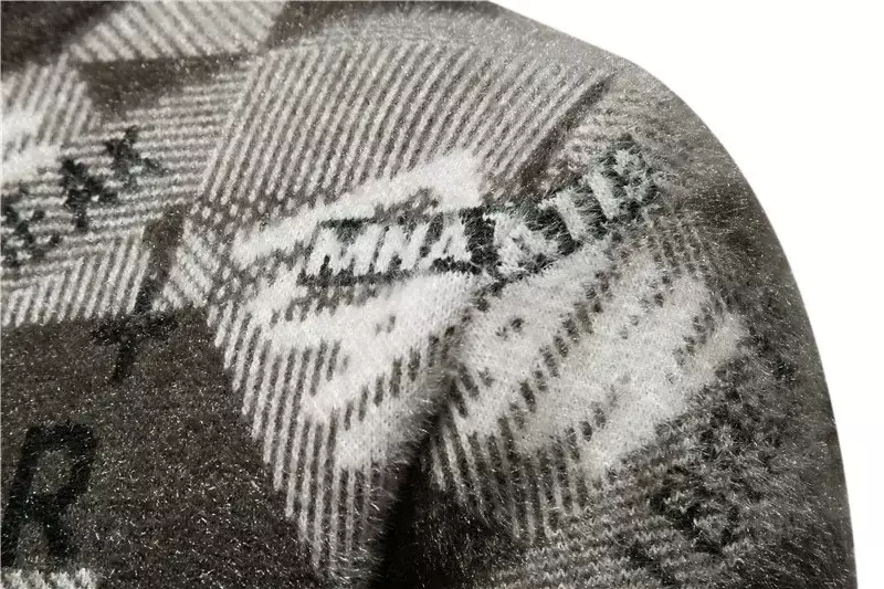 Свитер мужской из искусственной норки, мягкий и удобный модный теплый вязаный свитер, одежда на осень и зиму