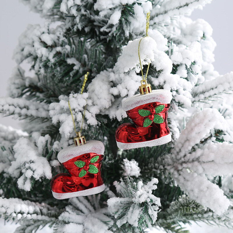 2/4Pcs Elk Christmas Ball Ornaments Xmas Tree Hanging Pendants Christmas Holiday Party Decoration New Year Gift Supplies Navidad