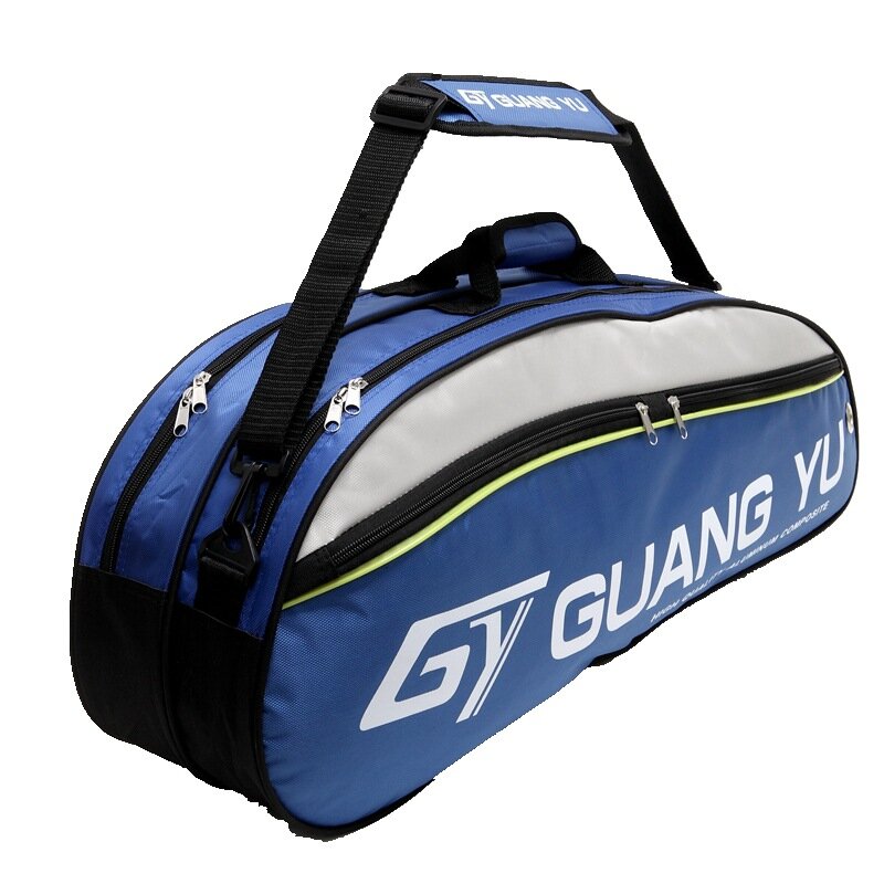 GY duża pojemność szeroka torba do badmintona pióropusza dla 6 sztuk paletka do badmintona