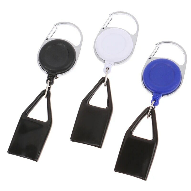 1Pc Retractable Elongated Lighter Cover Portable Anti-Lost Belt Bag with Key Chain Easy Retractable Rope Clip Lighter Cover