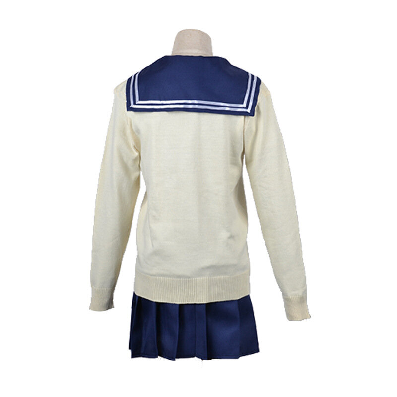 My foreAcademia HimATM Toga Cosplay Costume pour filles, uniforme JK, pull, manteau, perruque, anime