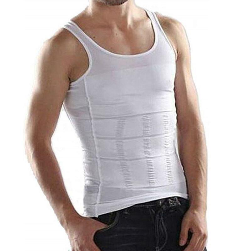 Reductive Girdle Man Slimming Body Shaper Skinny Compression Shirt Men Underwear Fat Burning Abdominal Binder For Man Corset Men