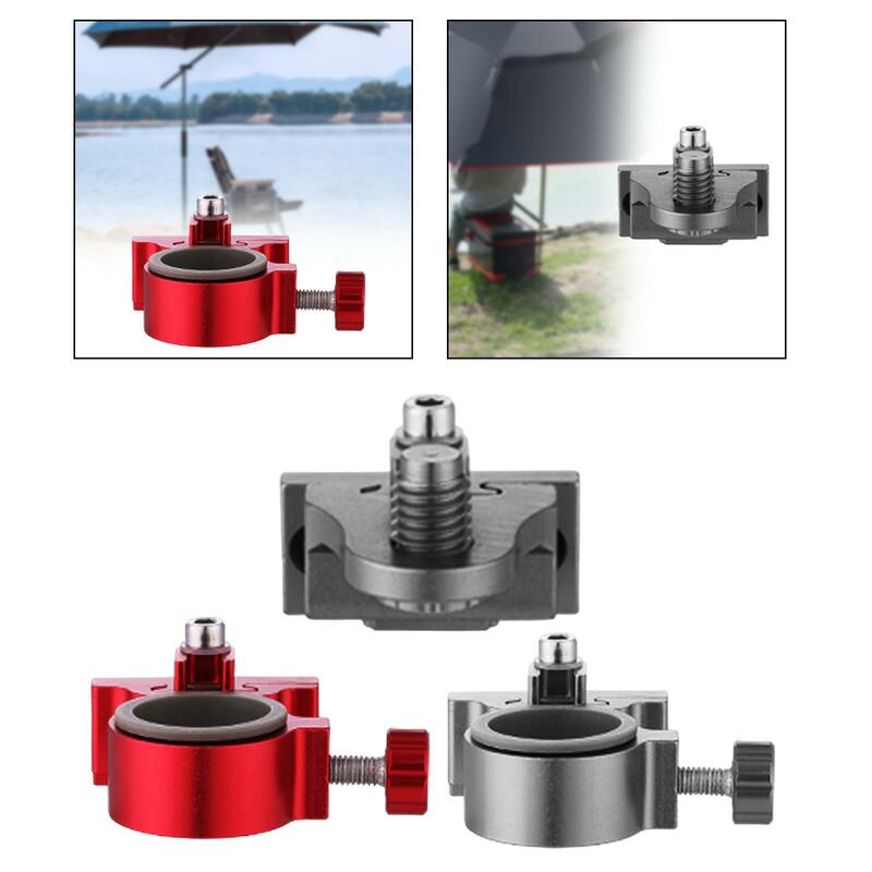 Conector de soporte de paraguas de caja de pesca, depósito de plataforma de pesca, Camping