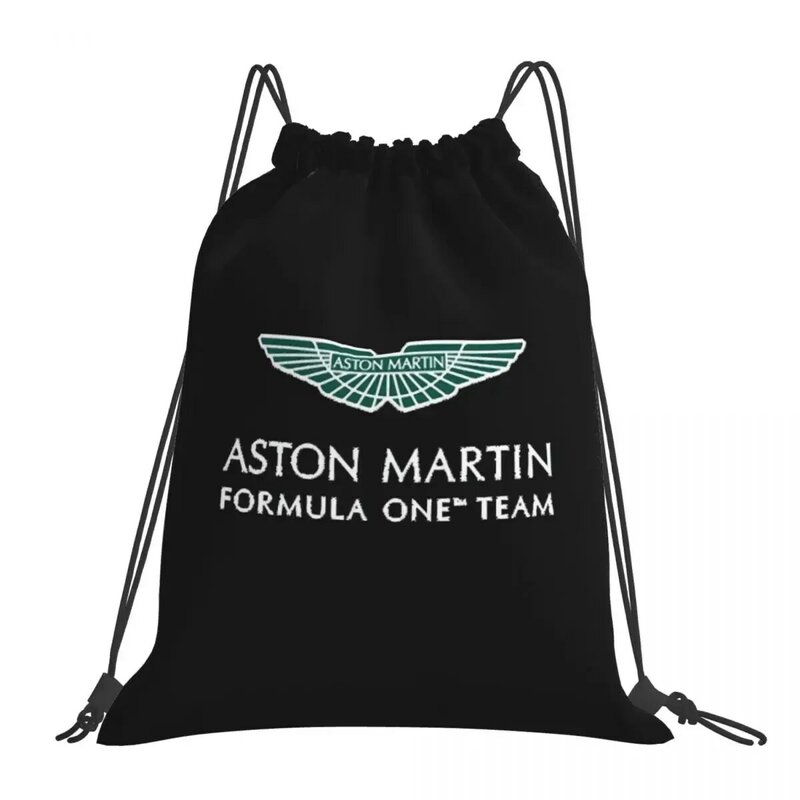 Aston Martin F1 Rucksäcke Mode tragbare Kordel zug Taschen Kordel zug Bündel Tasche Sporttasche Bücher taschen für Reises tu denten