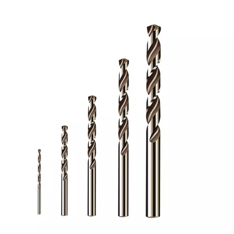 5pcs M35 Cobalt Drill Bit HSS Hole Cutter For Metal Stainless Steel Drilling Cutter Round Shank Drill Bit 1-5mm Woodworking