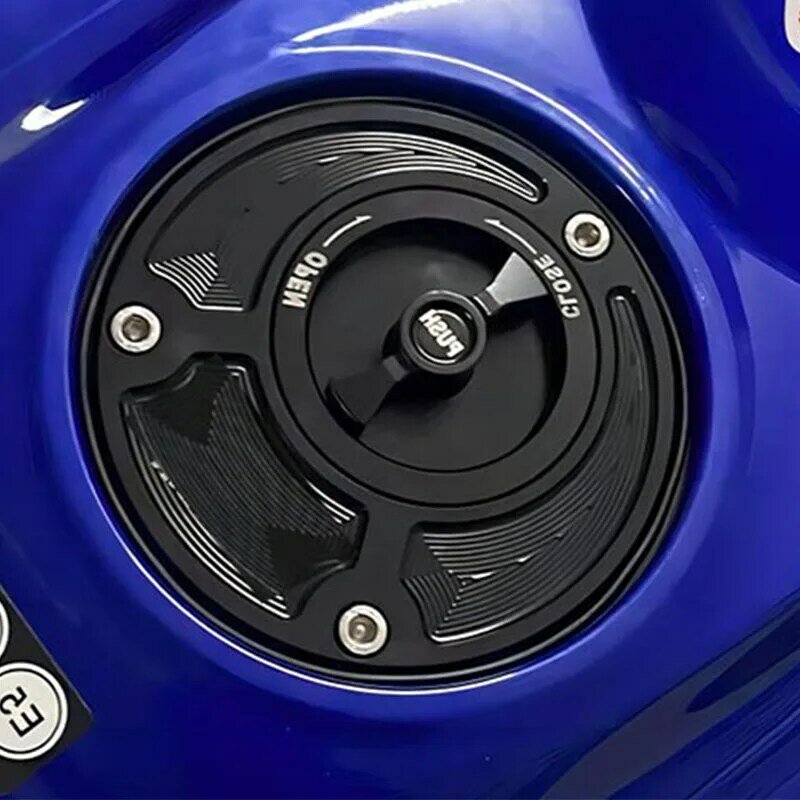 Tampa do tanque de gás de combustível da motocicleta, tampa keyless para Kawasaki Ninja 650, 800, 900, 900rs, 1000, NJNJA650, ZX6R, ZX10R, H2, H2R, 2009-2023