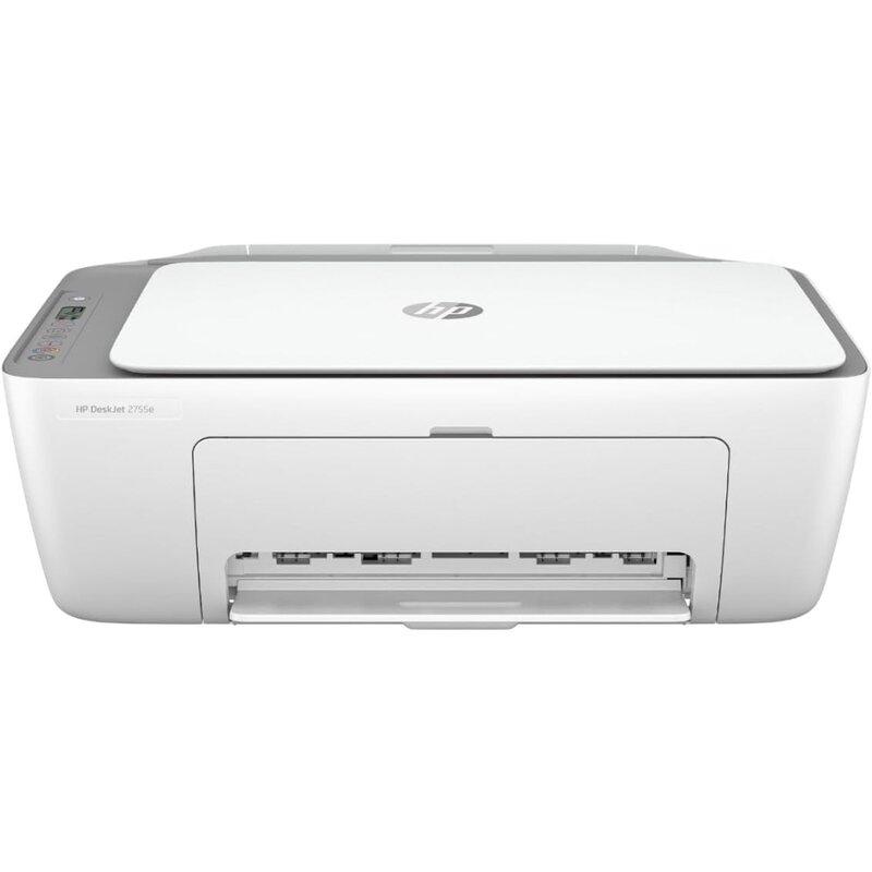 DeskJet 2755e беспроводной цветной струйный принтер, печать, сканирование, копирование, легкая настройка, мобильная печать, лучше всего для дома, мгновенные чернила