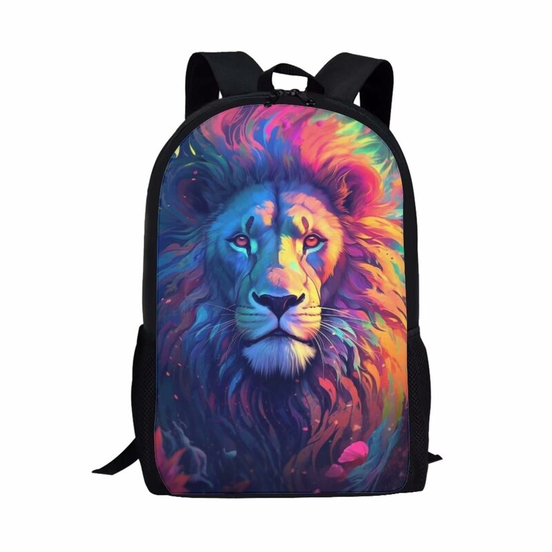 16 Inch Cool Tiger Backpack Wild Animal School Bag For Kids Teen Boys Girls Bookbag Hiking Daypacks for Traveling School Camping