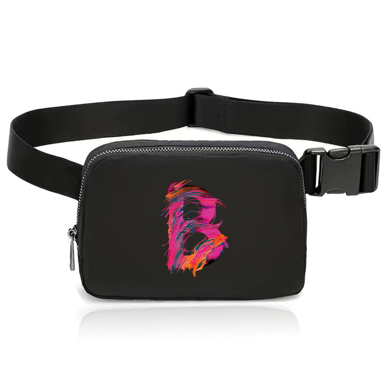 Waist Pack Belt Bag Mobile Phone Bag Paint Printing Series Outdoor Sports Organizers Running Riding Fanny Pack Unisex