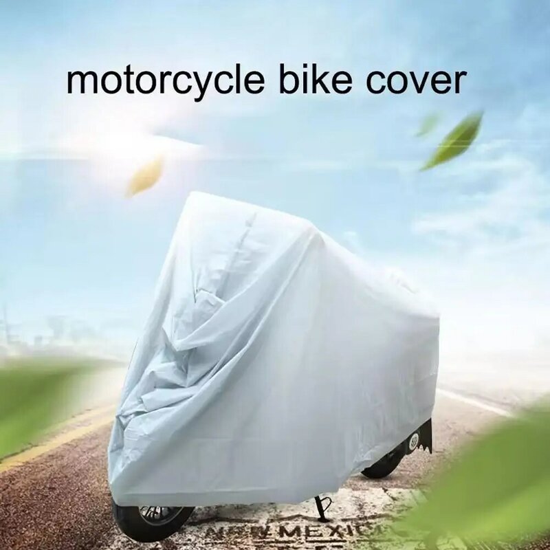 Penutup pelindung sepeda motor luar ruangan, pakaian dalam ruangan anti air perlindungan matahari tahan UV sepeda skuter sepeda motor