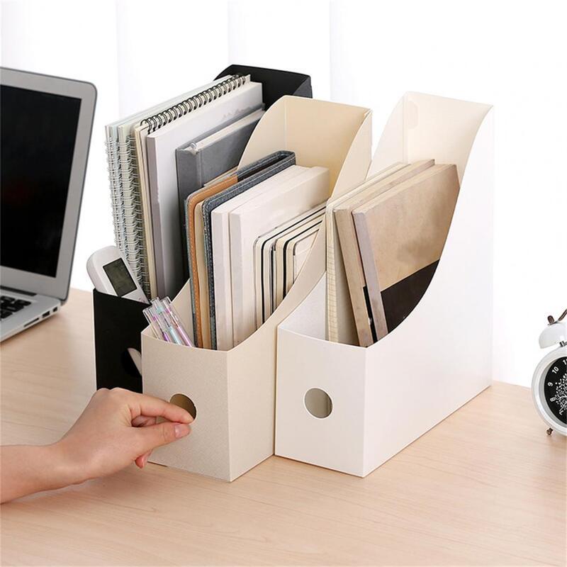 Buch Lagerung Korb Große Hohe Kapazität Vertikale Desktop Buch Bleistift Kleinigkeiten Lagerung Box für Home