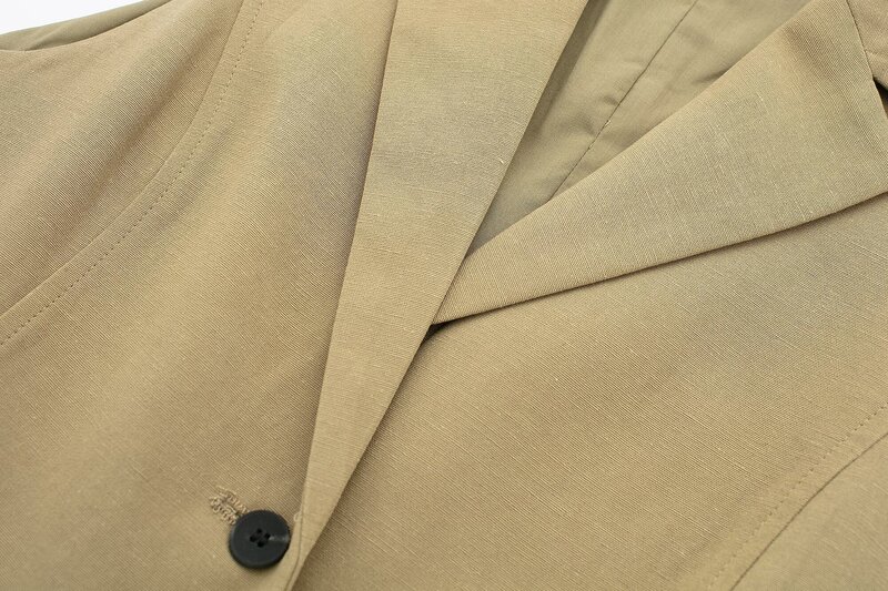 Chaleco Corto sin mangas con cordones en la espalda para mujer, Top elegante con botones, estilo Retro, 2024