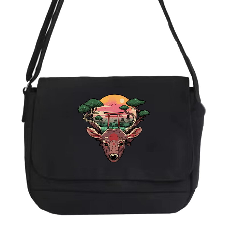 Сумка-мессенджер модная многофункциональная сумка-мессенджер индивидуальная Портативная сумка на одно плечо в японском стиле Харадзюку для колледжа