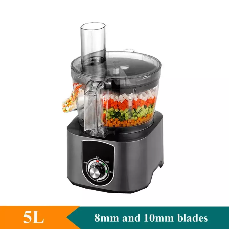 Procesador de alimentos trituradora, 110V, 220V, máquina para cortar en dados de verduras, zanahoria, patata, cebolla, máquina de corte de cubos granulares