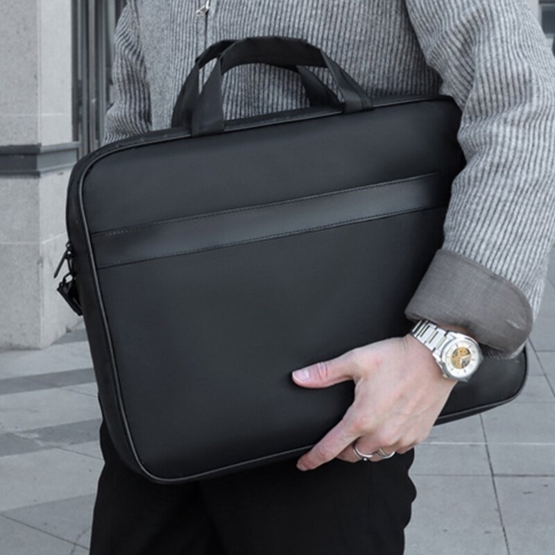 Bolsa durável para laptop, viagem negócios, escola, escritório, bolsa para laptop, adequada para homens mulheres, polegadas