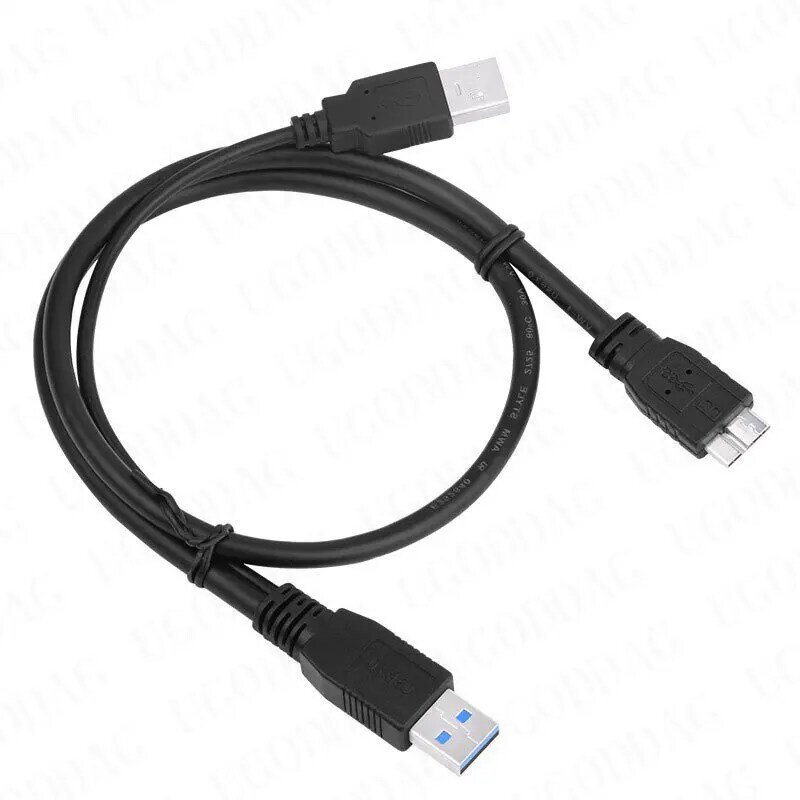 USB 3.0 Male To Micro USB 3 Y Cable with Extra USB Power USB3.0 Male To Micro USB3.0 B Male Adapter Cable For HDD Hard Drive