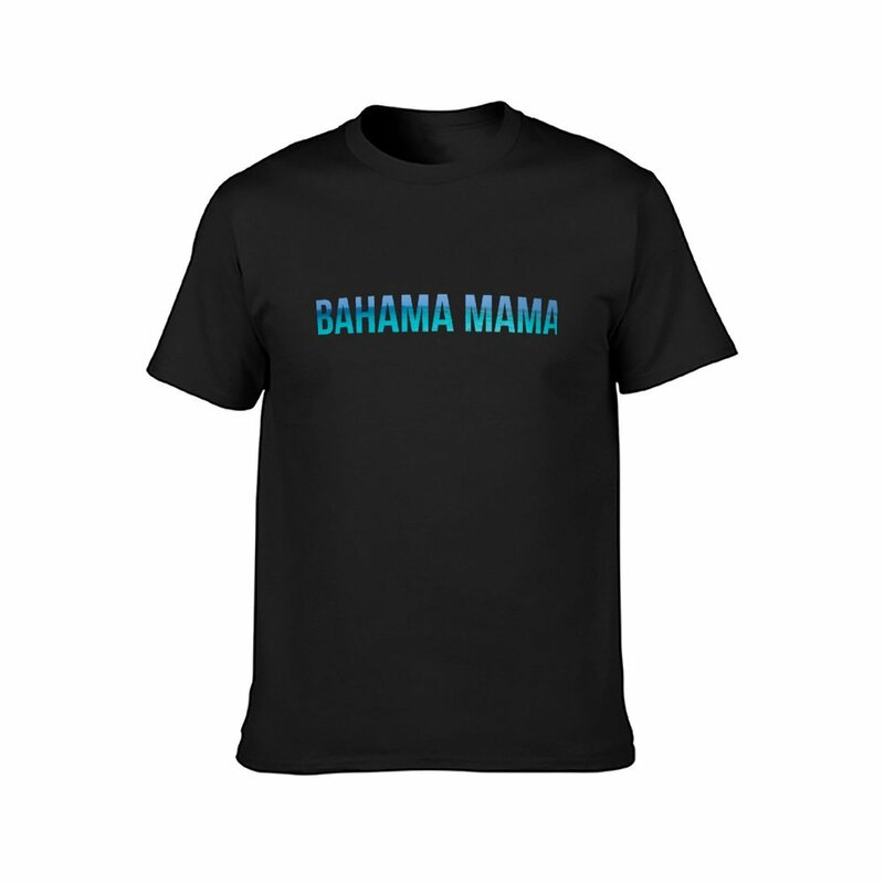 Camiseta de Bahama Mama para hombre, tops bonitos blancos, camisetas negras sublime