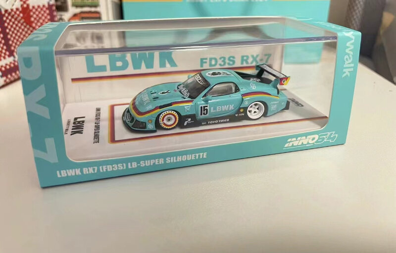 Inno 1:64 hobby expo limited lbwk fd3s/f40 LB-SUPER modell auto aus druckguss