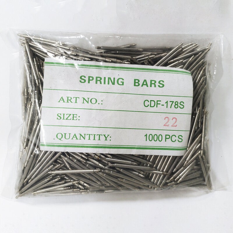 Watch Band Spring Bar Pin 1.5mm 1.8mm Dia 6 7 8 9 10 11 12 13 14 15 16 17 18 19 20 21 22 23 24 25 26 27 28 29 30 32mm Metal Pins