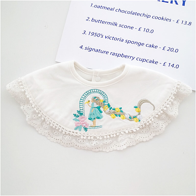 Koreański styl nowonarodzony śliniaki dla dzieci bawełniany haft z kreskówek śliniaczek chłopców dziewcząt śliniaki dla niemowląt śliniące się tkaniny do opieki nad dziećmi rzeczy