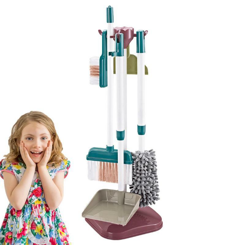 Набор для уборки ролевых игр, инструменты для уборки, обучающие игрушки для уборки малышей, многоразовый набор для уборки дома