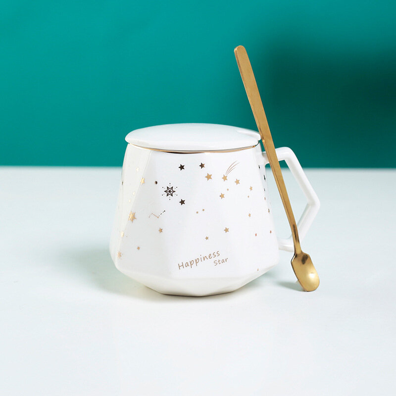 Śliczny kubek ceramiczny Kreatywny, ręcznie wykonany kubek do kawy Kubek dla par Śniadanie Kubek do herbaty z mlekiem Prezent na Dzień Matki Prezent ślubny