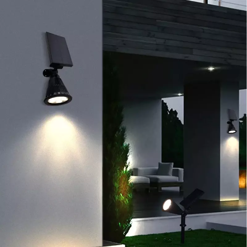 مصباح شمسي LED مقاوم للماء ، حديقة مناظر طبيعية بسيطة ، إضاءة خارجية ، فيلا مربعة ، إدراج أرضية حديقة ، IP65